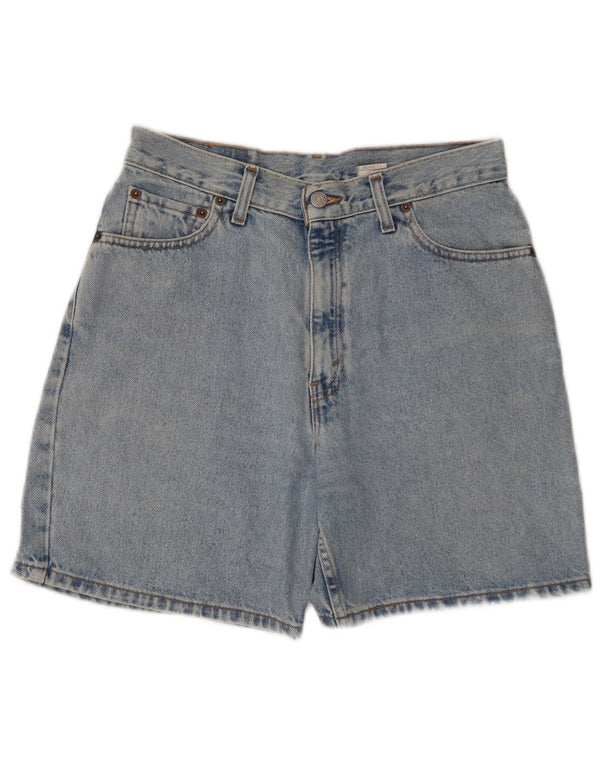 Pantaloncini di jeans Levi's da donna 550 a vita alta con vestibilità rilassata US 10 Large W30 Blu