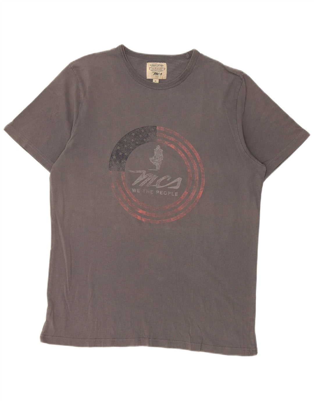 T-shirt grafica da uomo Marlboro Classics Top grigio medio