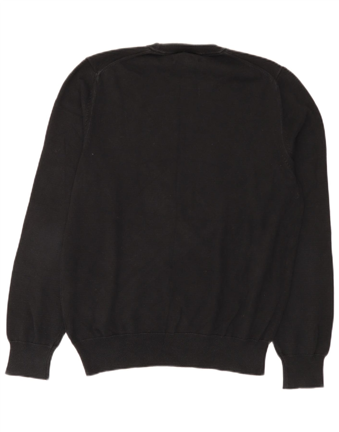 Maglione maglione girocollo da donna Marks & Spencer in cotone nero medio
