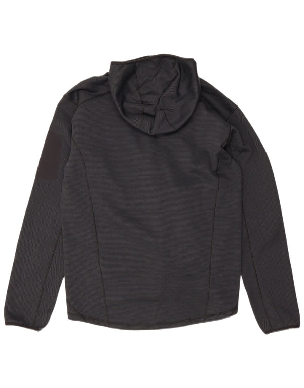Maglione con cappuccio e zip da uomo Berghaus grande in poliestere maculato blu navy