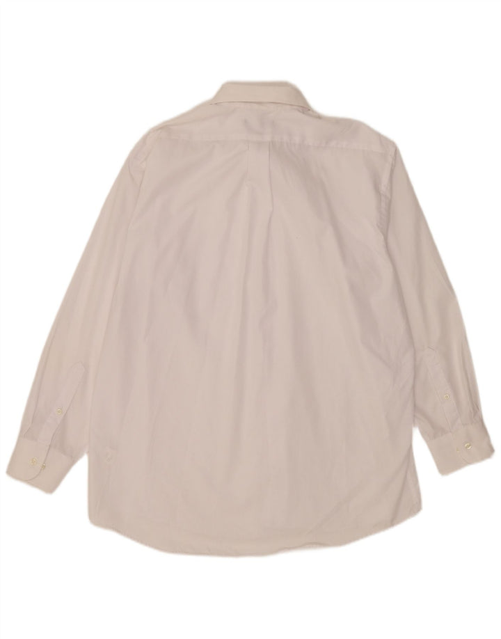Camicia da uomo Chaps taglia 16 1/2 grande cotone bianco