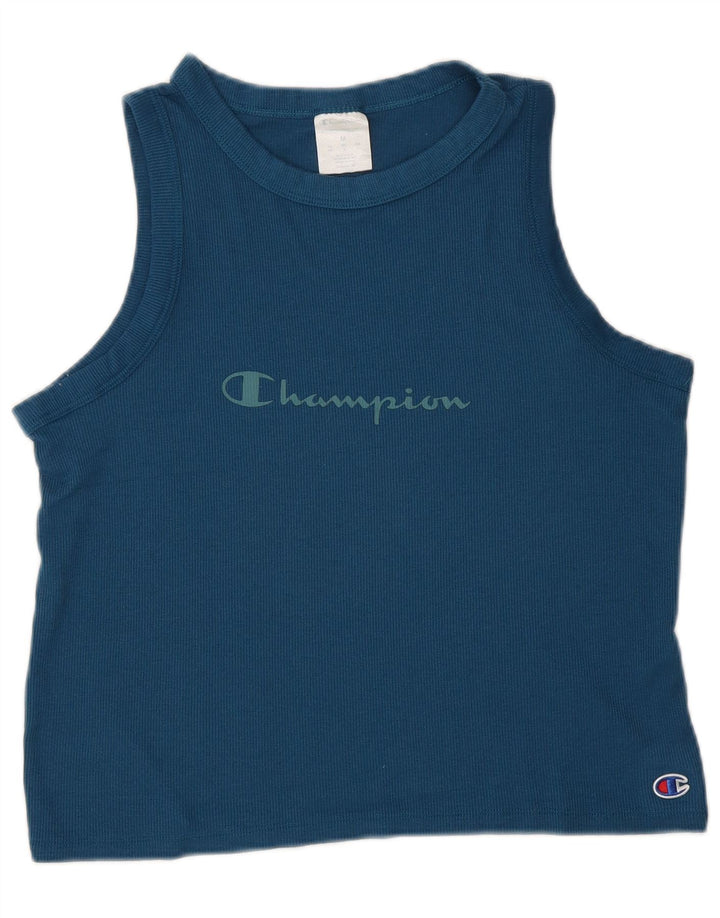Canotta grafica da donna Champion UK 12 Poliestere blu medio