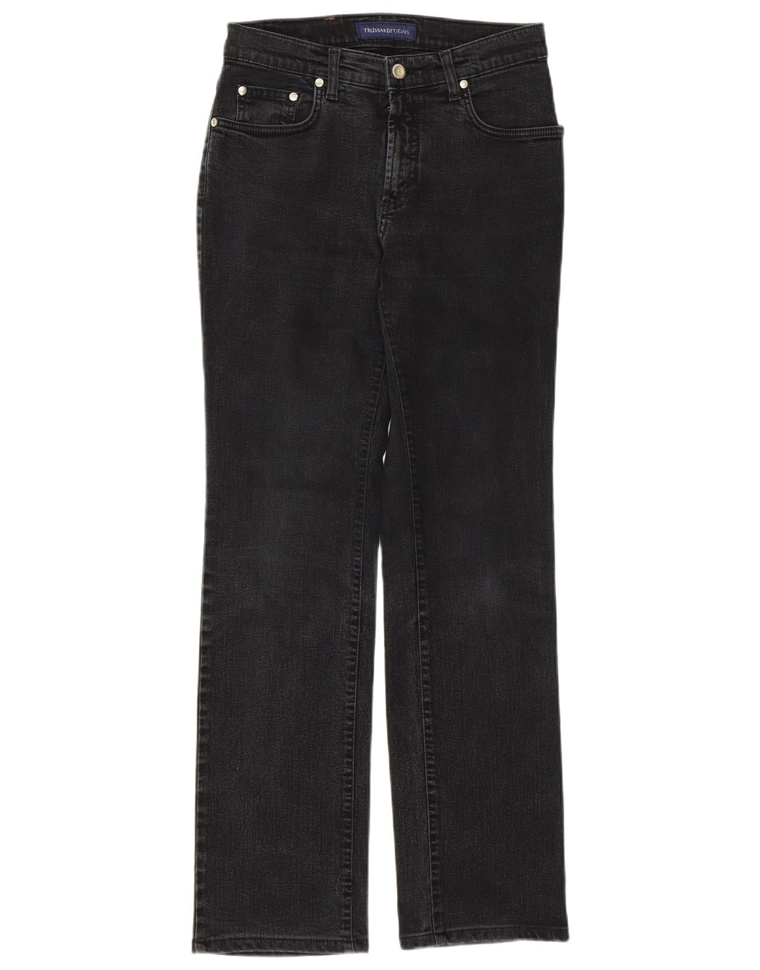 Jeans Dritti Donna Trussardi W26 L29 Grigi