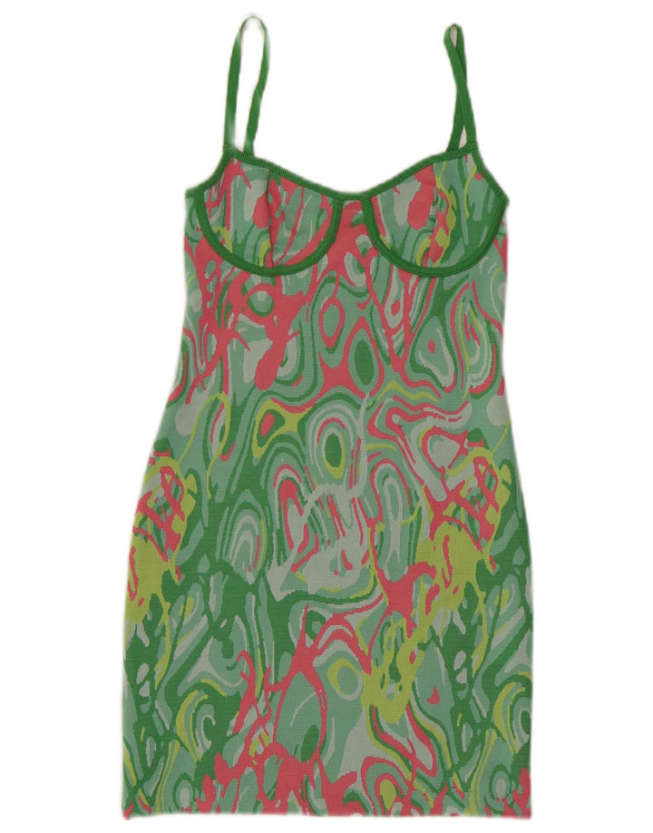 Abito tubino Zara da donna con motivo astratto UK 8 piccolo multicolore