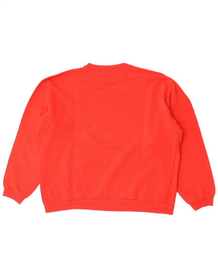 Felpa Grafica Uomo Trussardi Jeans Rosso Medio Cotone