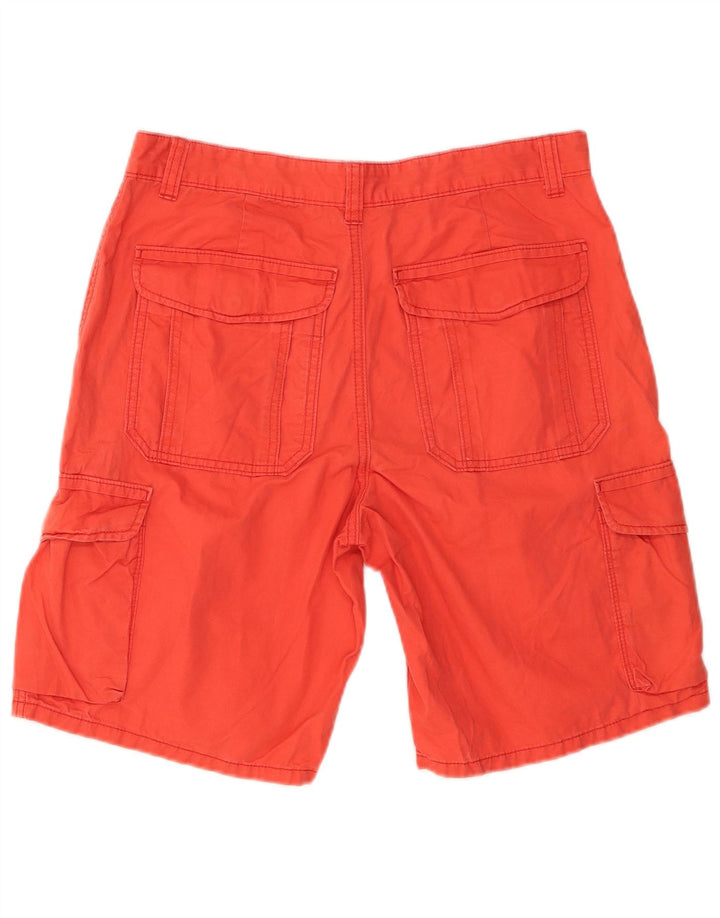 Pantaloncini cargo da uomo Marks & Spencer W32 cotone rosso medio