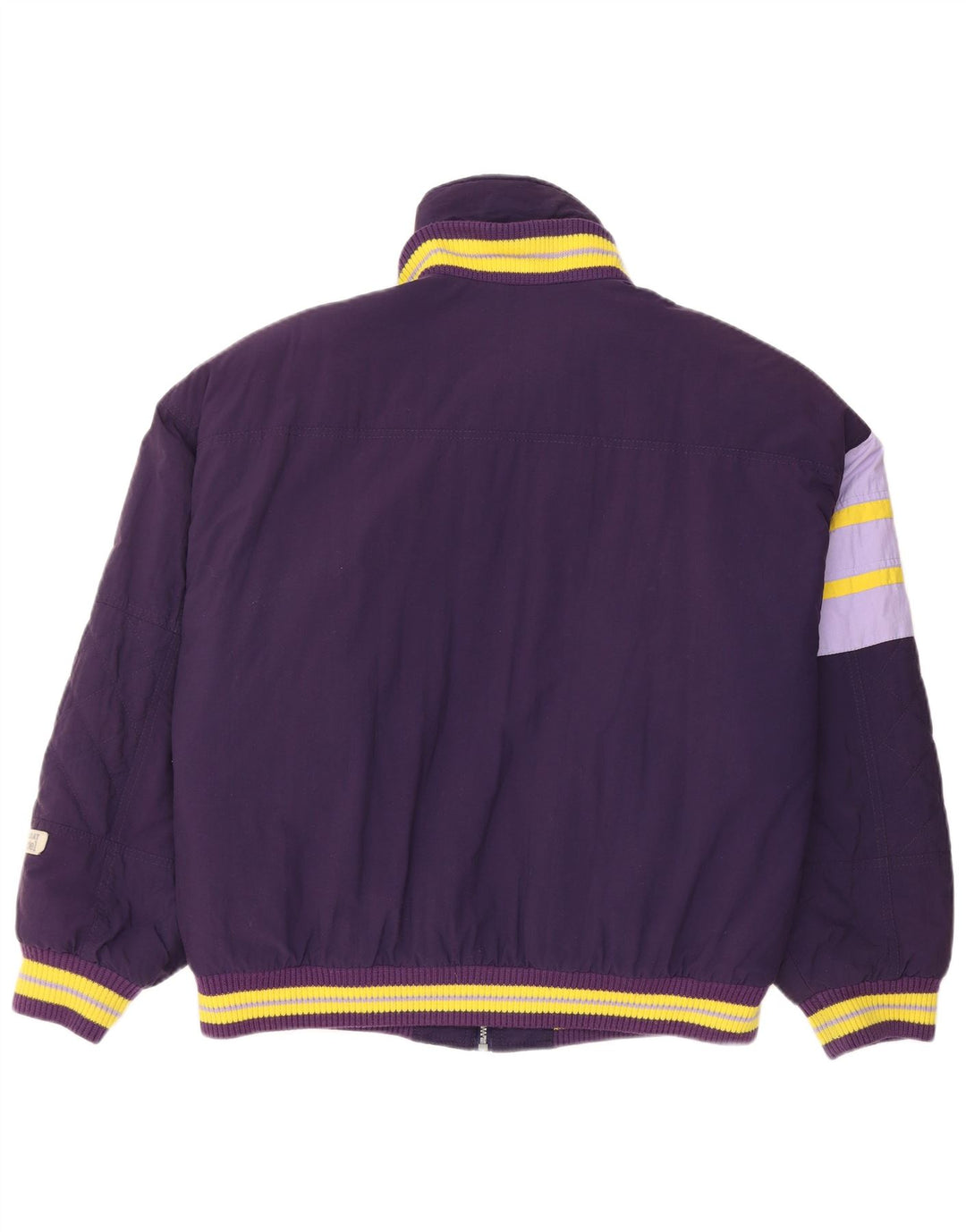 Giubbotto bomber imbottito da uomo dal taglio ampio Elho EU 46 piccolo viola color block