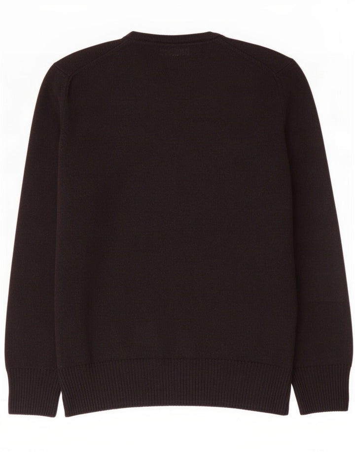 Maglione Zara da uomo con scollo a V nero medio