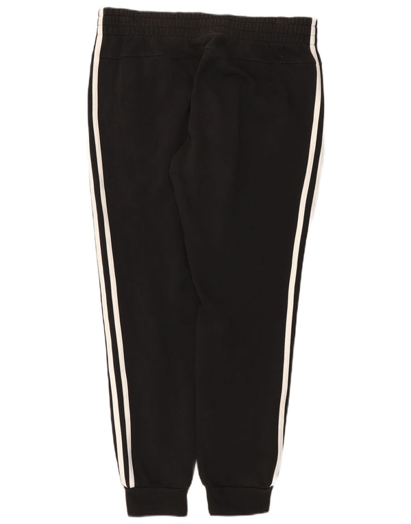 Adidas Womens Tracksuit Trousers Joggers UK 16 Large Black Cotton