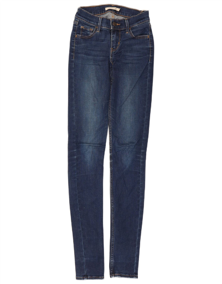Jeans Levi's 710 Super Skinny da donna W23 L32 in cotone blu