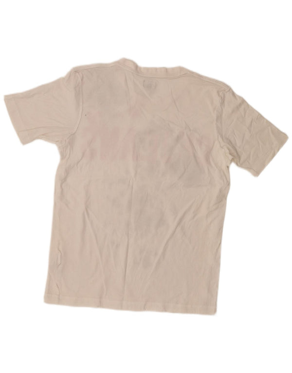 Maglietta grafica da uomo Calvin Klein Jeans Top in cotone bianco medio