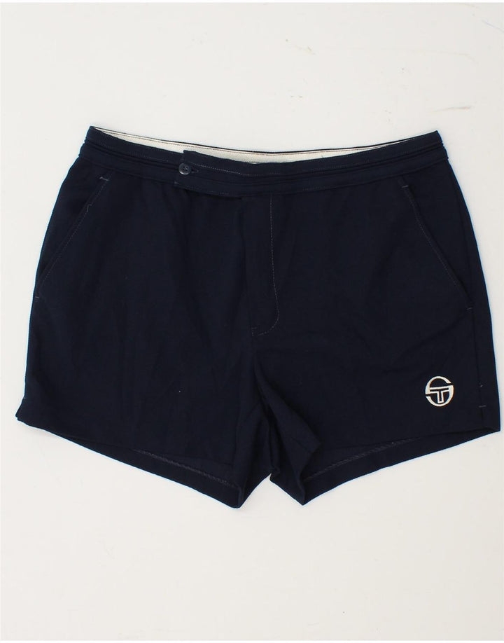 SERGIO TACCHINI Pantaloncini chino da donna W32 Large blu navy in poliestere