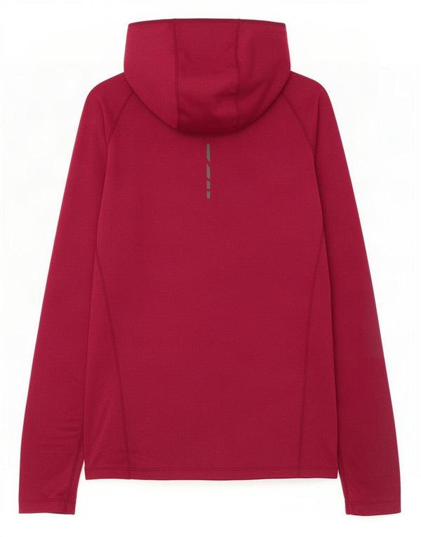 Maglia Asics Uomo Manica Lunga con Cappuccio XS Rosa Poliestere