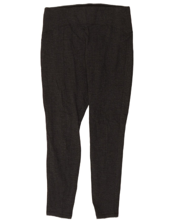 Leggings da donna Marks & Spencer UK 14 Large in viscosa nera a spina di pesce