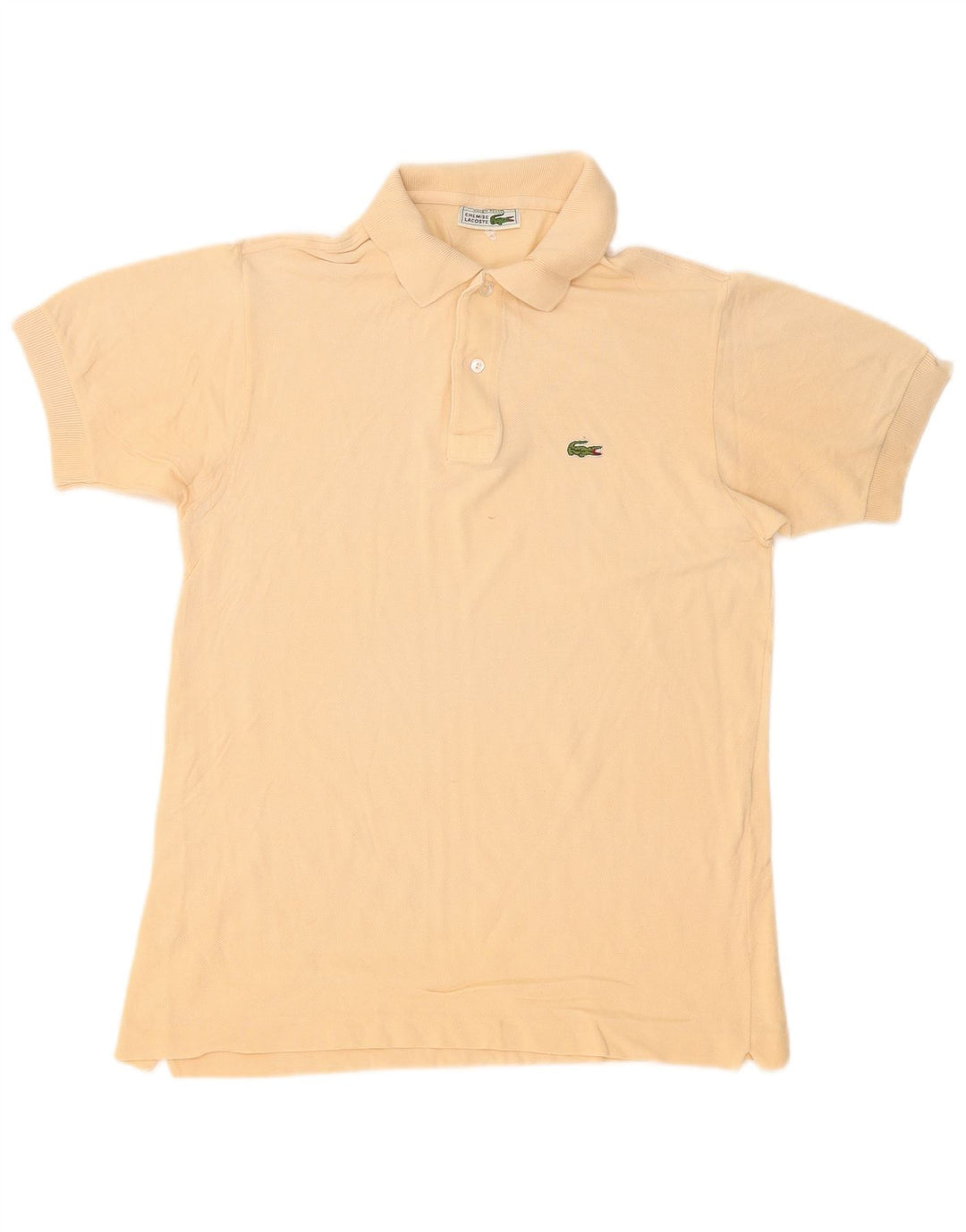 Polo da uomo Lacoste taglia 4 in cotone beige medio