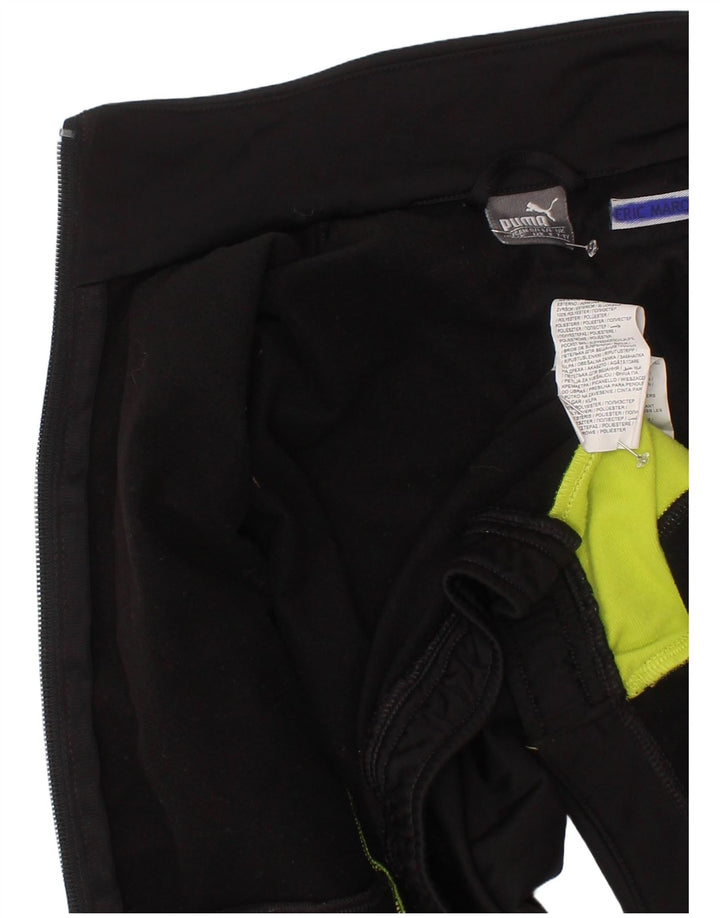Giacca da tuta grafica da ragazzo Puma 7-8 anni Colorblock nera