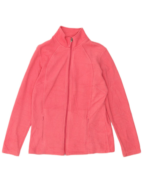 Giacca in pile da donna Marks & Spencer UK 10 Small Rosa Poliestere