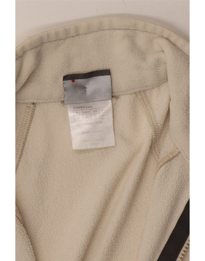 JACK WOLFSKIN Womens Tracksuit Top Jacket UK 14/16 Large White Polyester Vintage Jack Wolfskin and Second-Hand Jack Wolfskin from Messina Hembry 