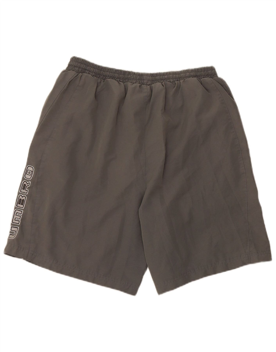 Pantaloncini sportivi da uomo Umbro grandi in poliestere grigio