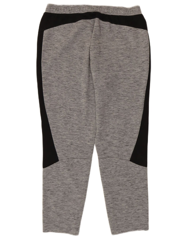 Pantaloni da tuta da uomo Puma Large in cotone color block grigio