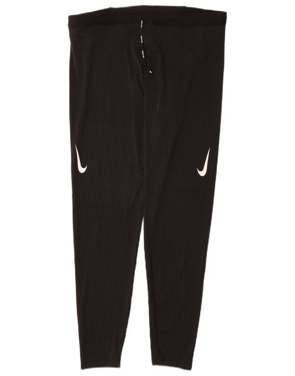 Leggings Dri Fit da donna NIKE UK 18 XL poliestere gessato nero