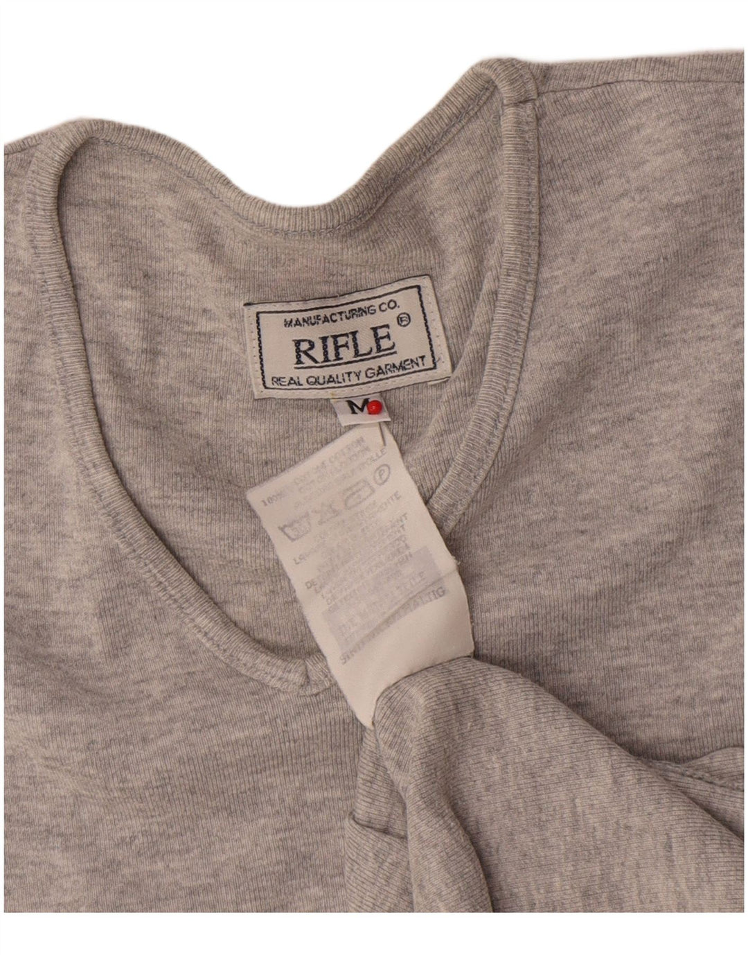 Canotta da donna Rifle UK 14 Cotone screziato grigio medio