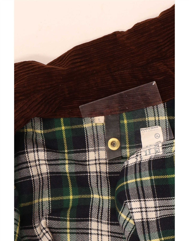 Giacca vintage da uomo in cotone cerato vestibilità ampia, grande verde