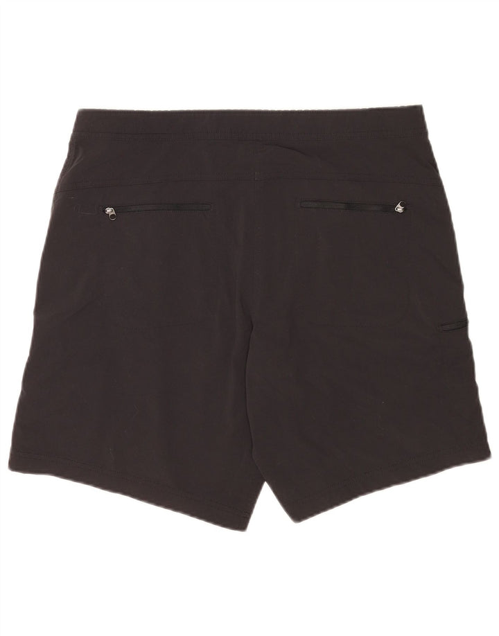 Pantaloncini cargo da donna L.L.Bean US 12 Large W34 Nylon nero