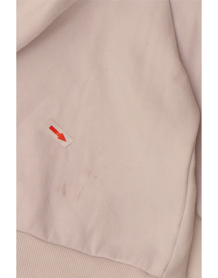 Maglione con cappuccio grafico da uomo KAPPA grande in cotone bianco