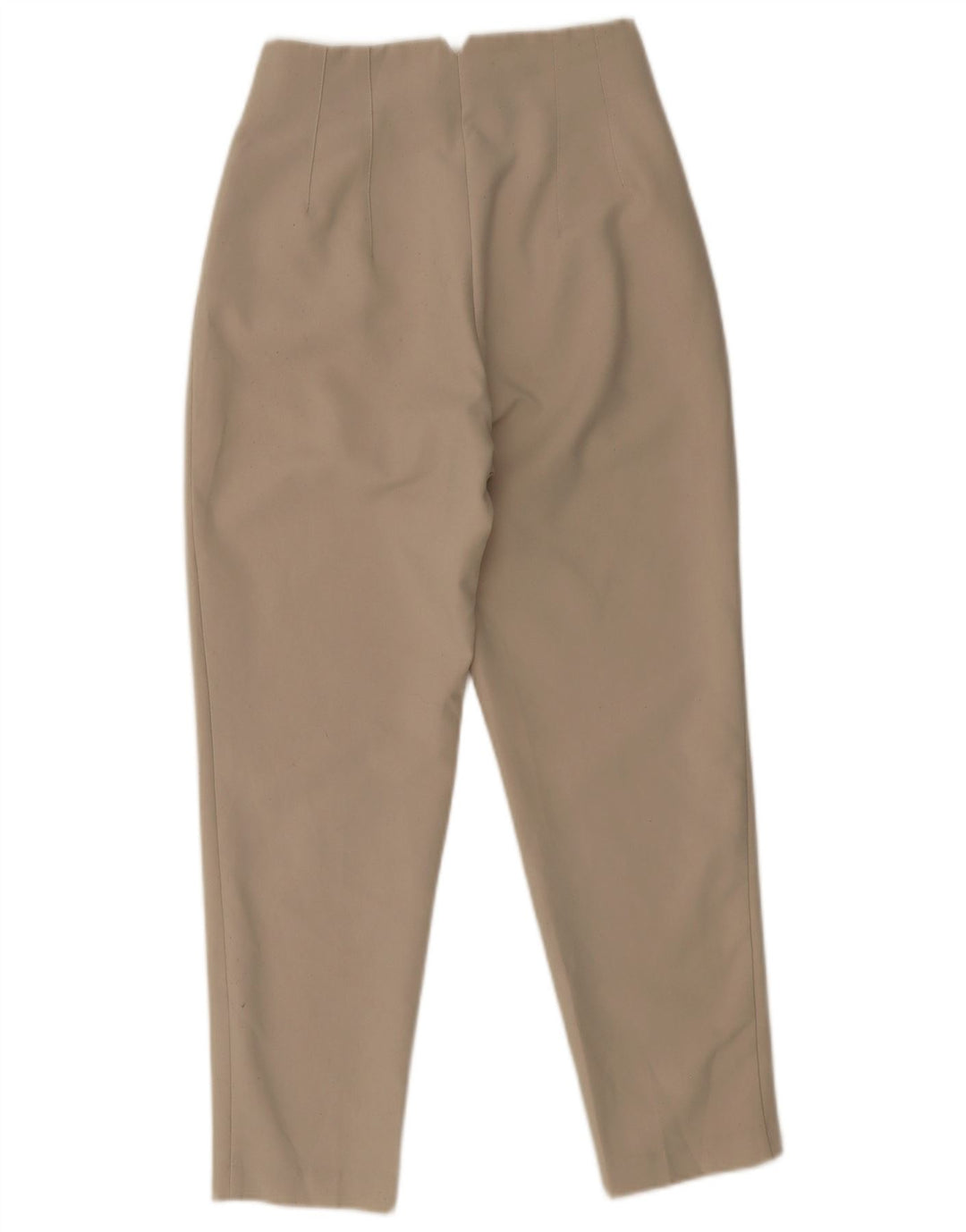 Pantaloni da abito affusolati da donna Zara piccoli W26 L27 poliestere beige