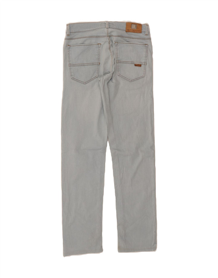 TRUSSARDI Womens Straight Jeans W30 L31 Blue Vintage Trussardi and Second-Hand Trussardi from Messina Hembry 