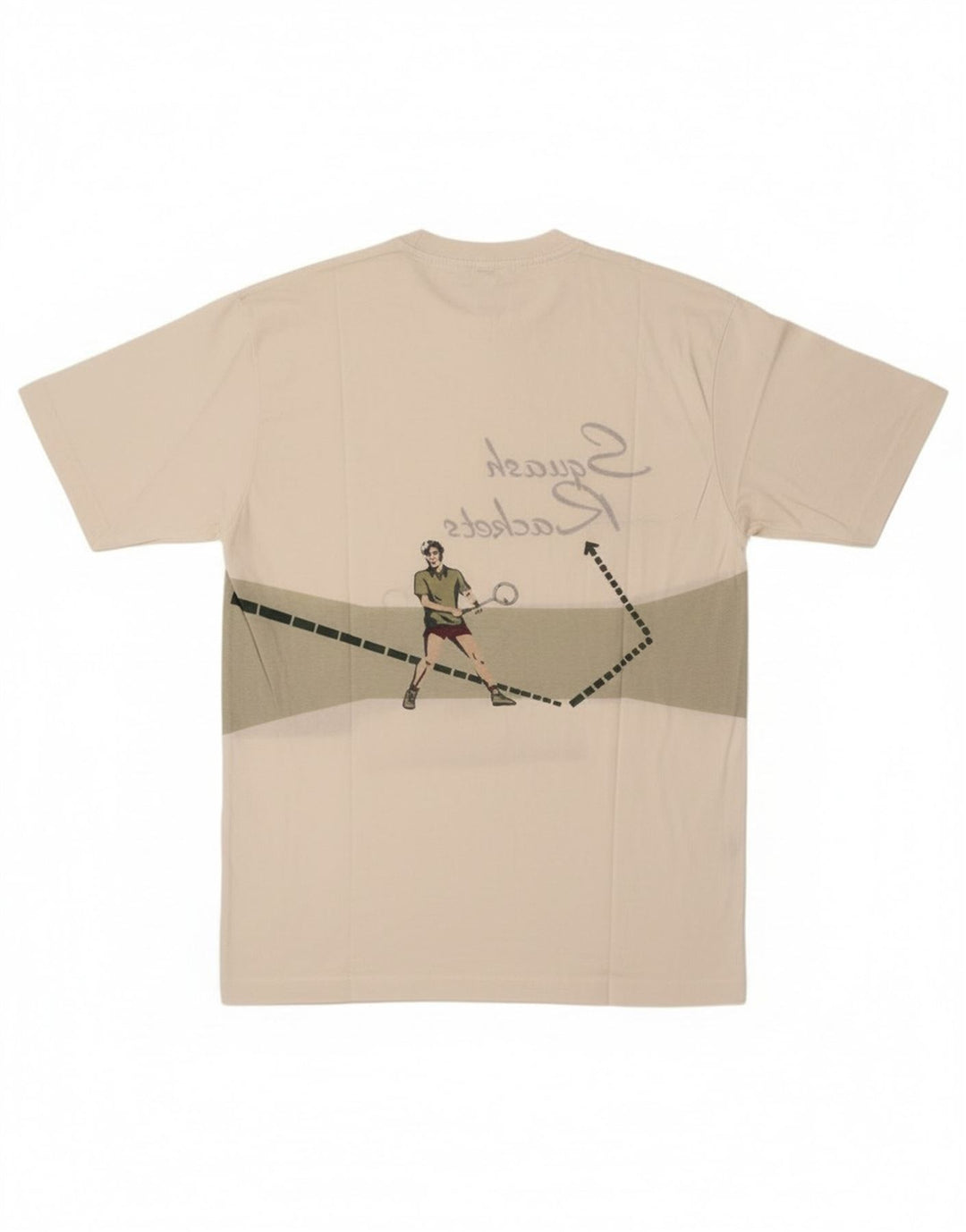 T-shirt grafica da uomo Cacharel Top grande bianca