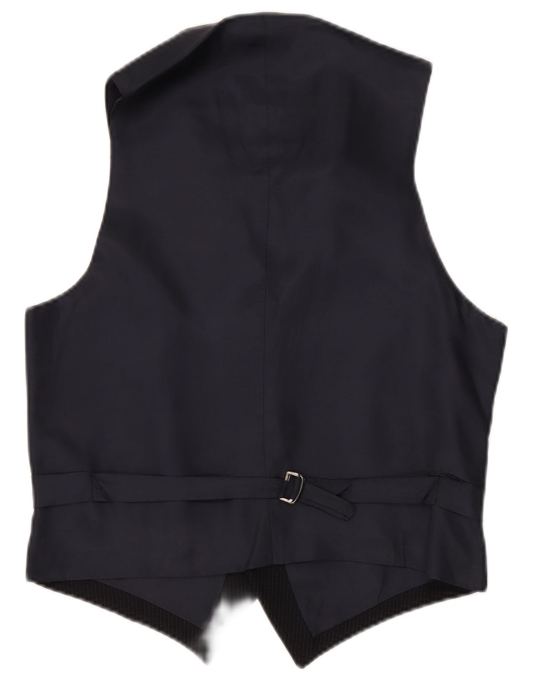 Gilet Vintage da Uomo IT 50 Medio Blu Navy Gessato
