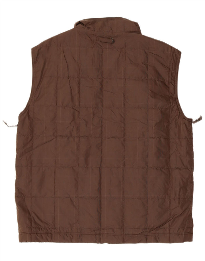 Gilet imbottito da uomo MASSIMO DUTTI UK 40 grande marrone