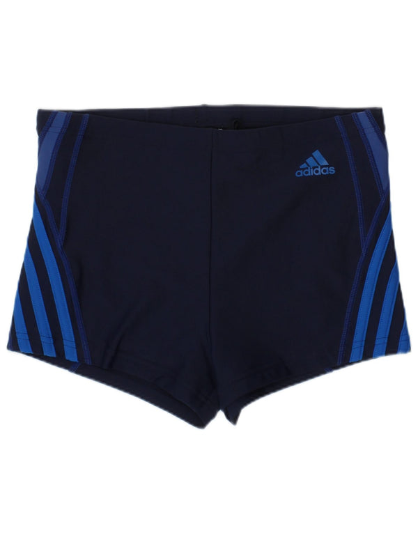 Pantaloncini sportivi ADIDAS da donna UK 14 medio blu navy nylon