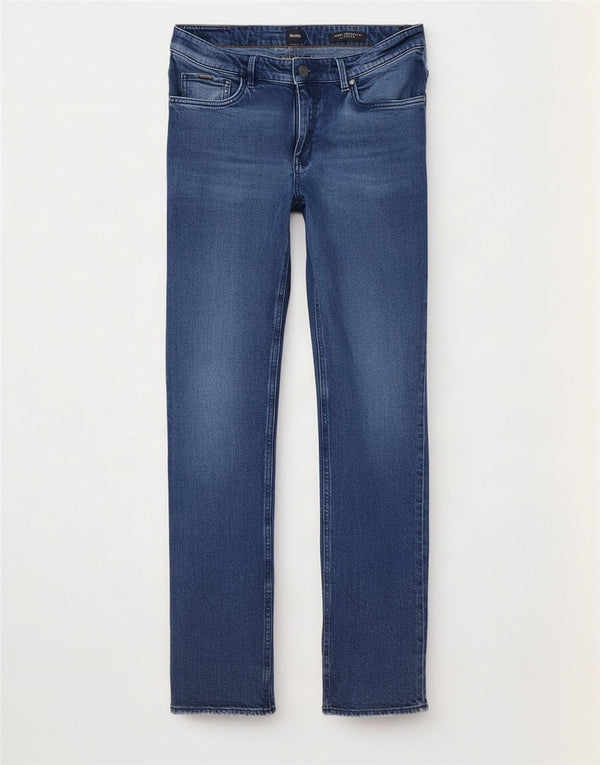 Jeans slim da uomo Hugo Boss W36 L32 cotone blu