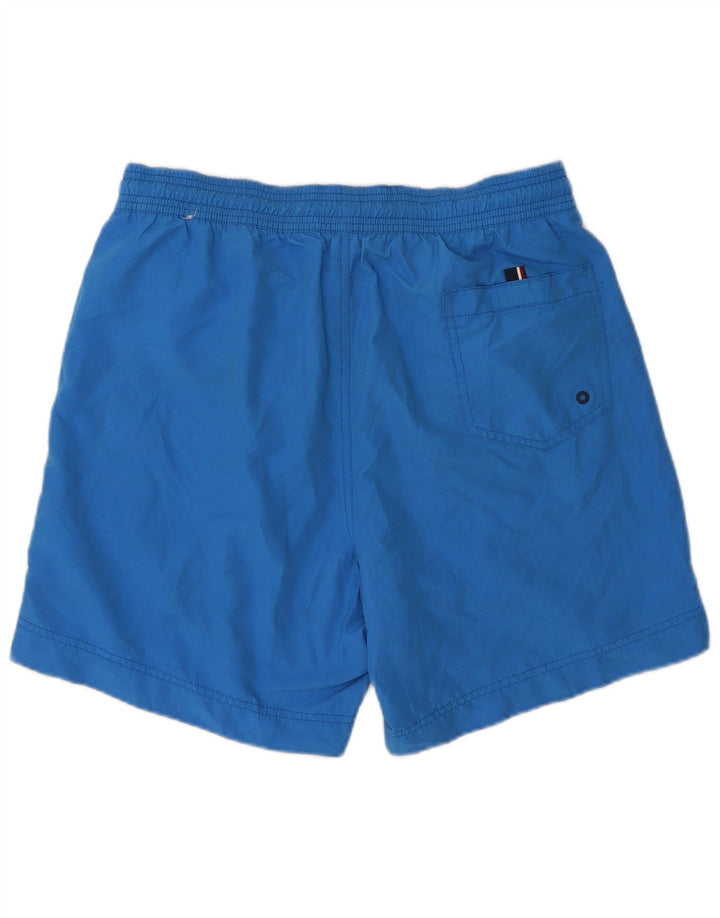 Pantaloncini da bagno da uomo Tommy Hilfiger grandi blu in poliestere