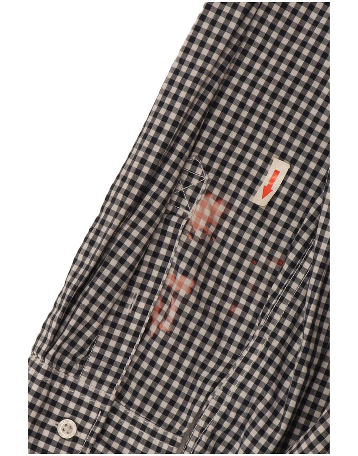 Camicia Timberland da uomo con vestibilità regolare, grande in cotone a quadretti blu navy
