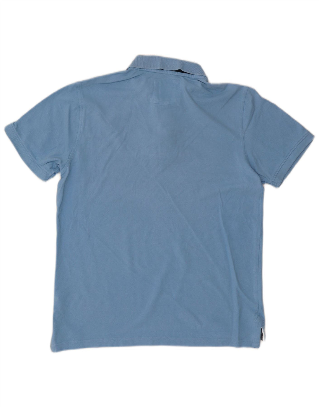 Crew Clothing Polo da uomo in cotone blu medio