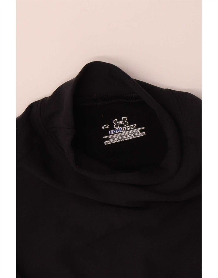 Under Armour Uomo Cold Gear Top manica lunga nylon nero medio