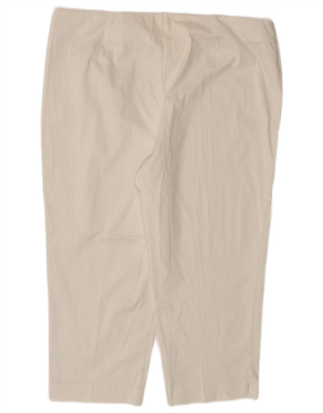 MARKS & SPENCER Pantaloni Capri da donna W38 L21 Bianchi