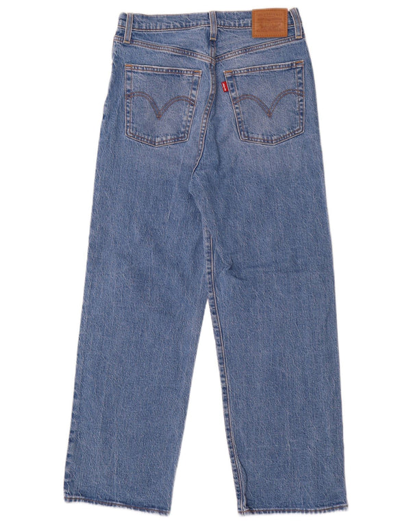 Jeans dritti Ribcage da donna Levi's W28 L27 cotone blu