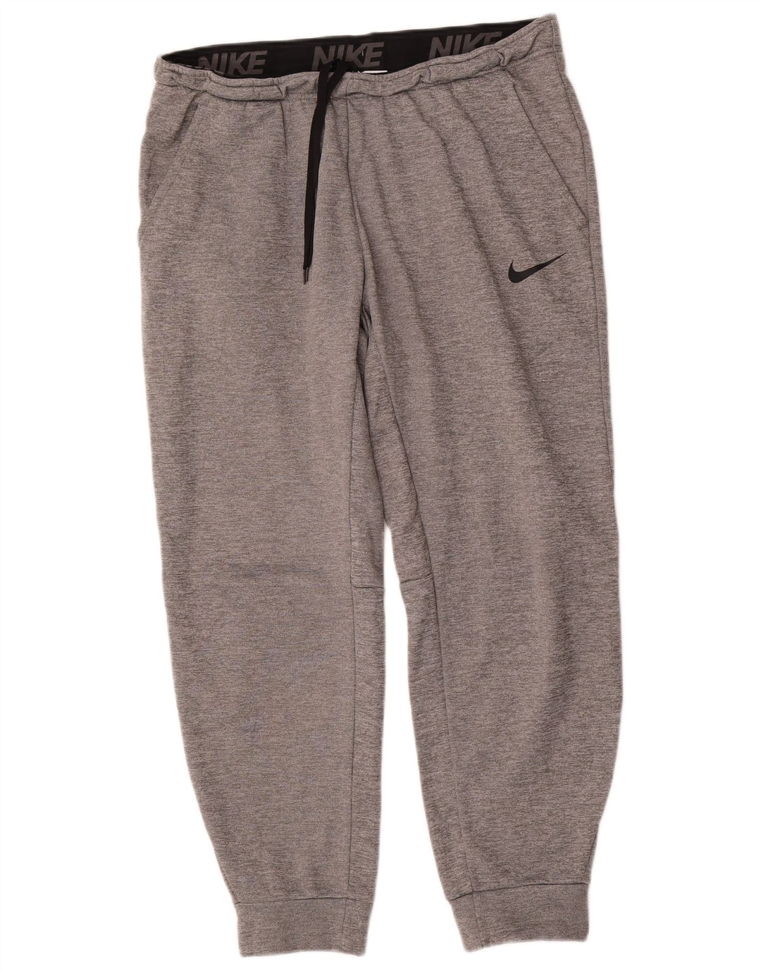 Pantaloni da tuta Nike Therma-Fit da uomo, pantaloni da jogging, grandi, in poliestere grigio