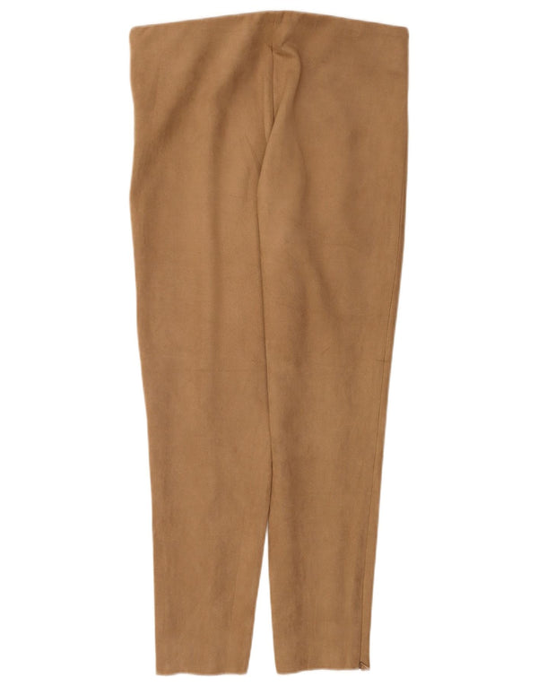 Pantaloni casual skinny da donna Zara XL W32 L26 Marrone