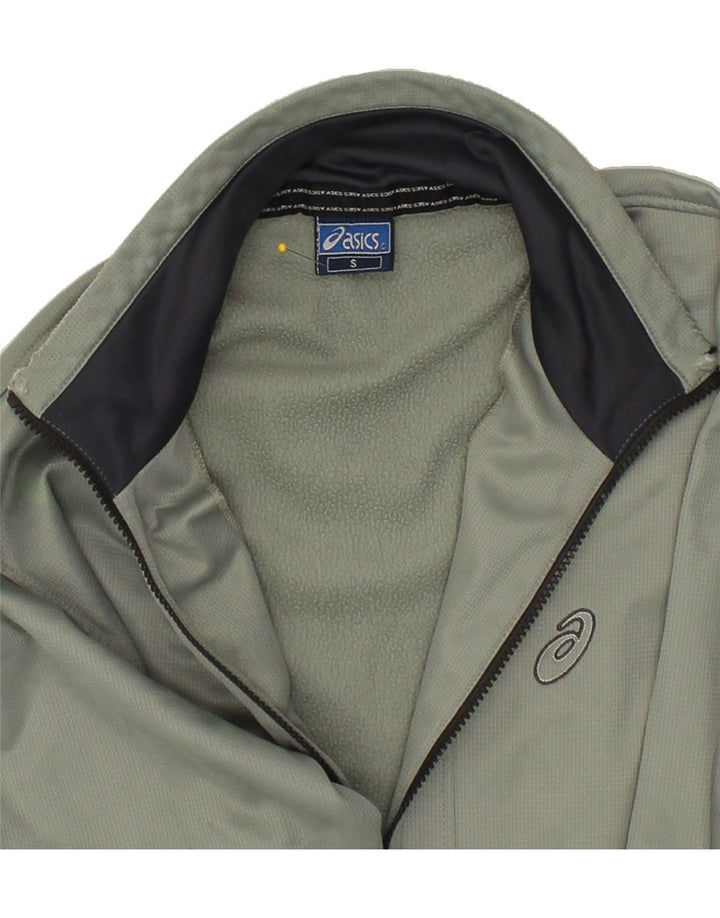 ASICS Mens Tracksuit Top Jacket Small Grey | Vintage Asics | Thrift | Second-Hand Asics | Used Clothing | Messina Hembry 