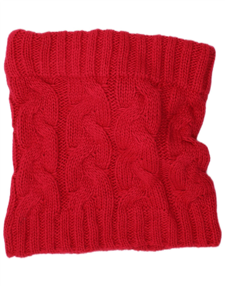 Sciarpa Snood da donna in maglia Superdry, taglia unica, in acrilico rosa invernale