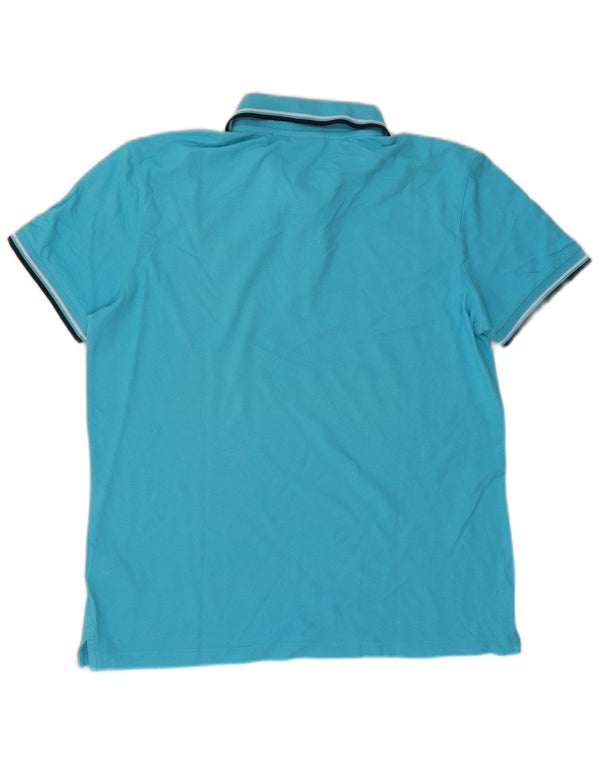 Polo Diadora Uomo Large Blu Cotone
