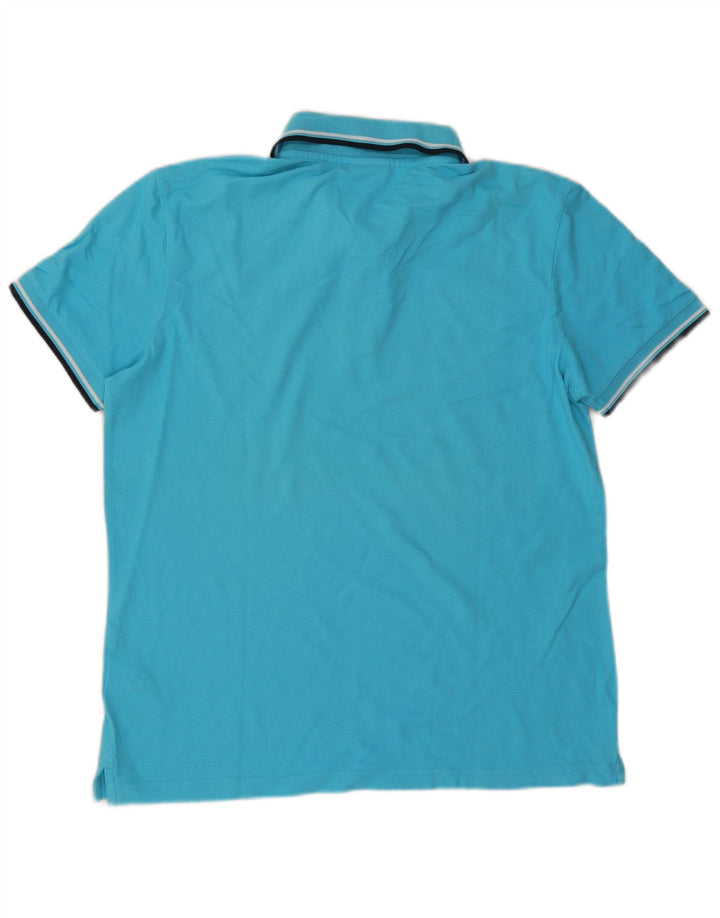 Polo Diadora Uomo Large Blu Cotone