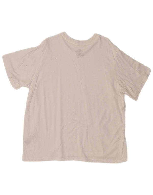 T-shirt Nike da uomo vestibilità ampia XL in cotone bianco