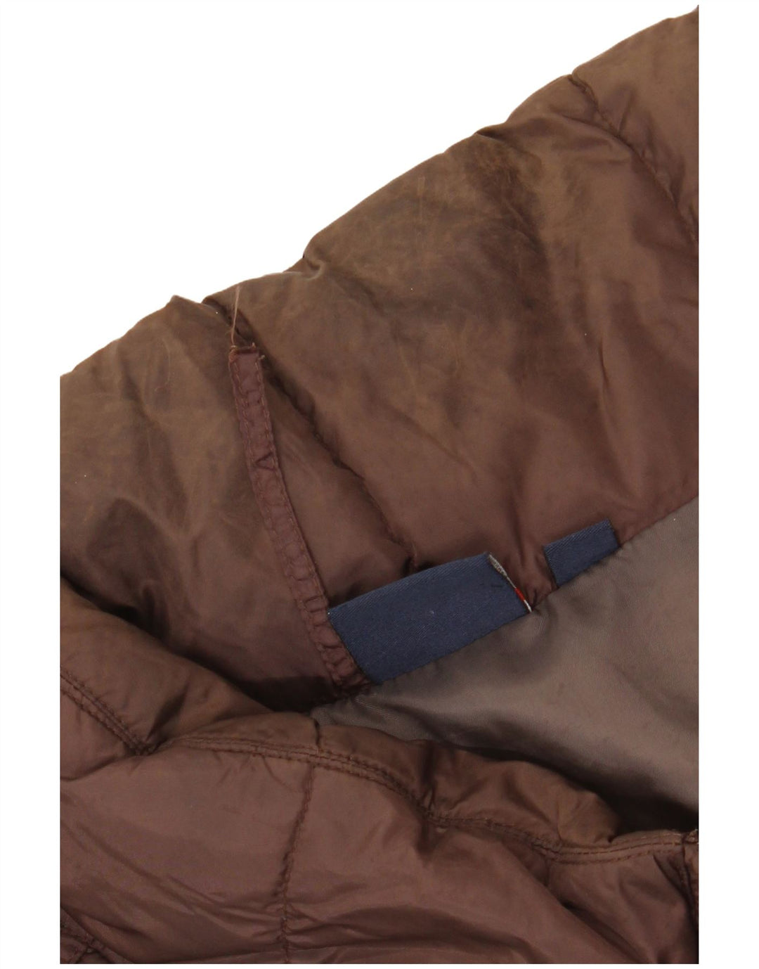 ELLESSE Giacca imbottita da uomo UK 42 XL Marrone Poliammide